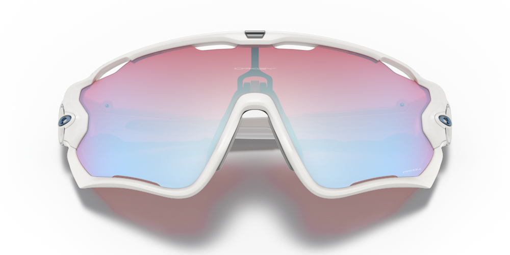 Oakley Jawbreaker Sport Sunglasses (Prizm Snow Sapphire/Polished White)
