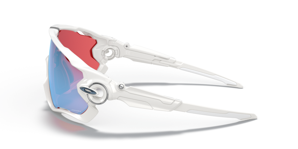 Oakley Jawbreaker Sport Sunglasses (Prizm Snow Sapphire/Polished White)