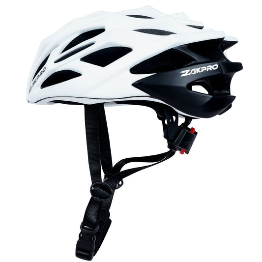 Zakpro Signature Road Cycling Helmet (White)
