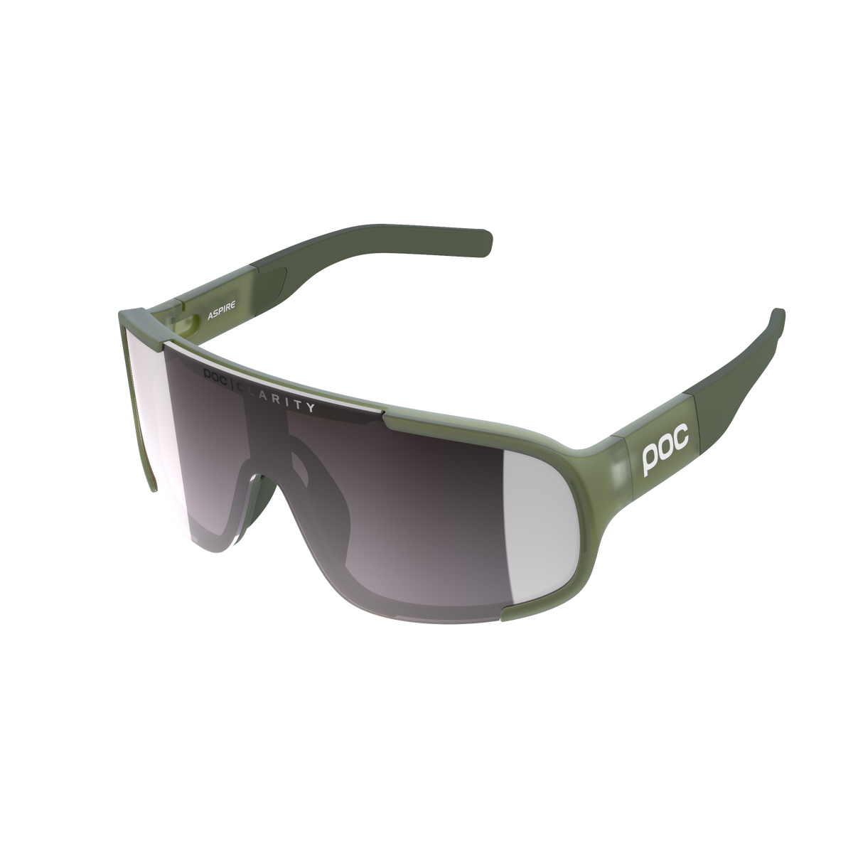 POC Aspire Sport Sunglasses (Epidote Green Translucent)