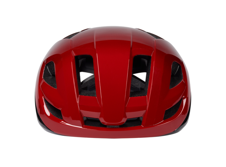 HJC Bellus Road Cycling Helmet (Matte Glossy Red Black)