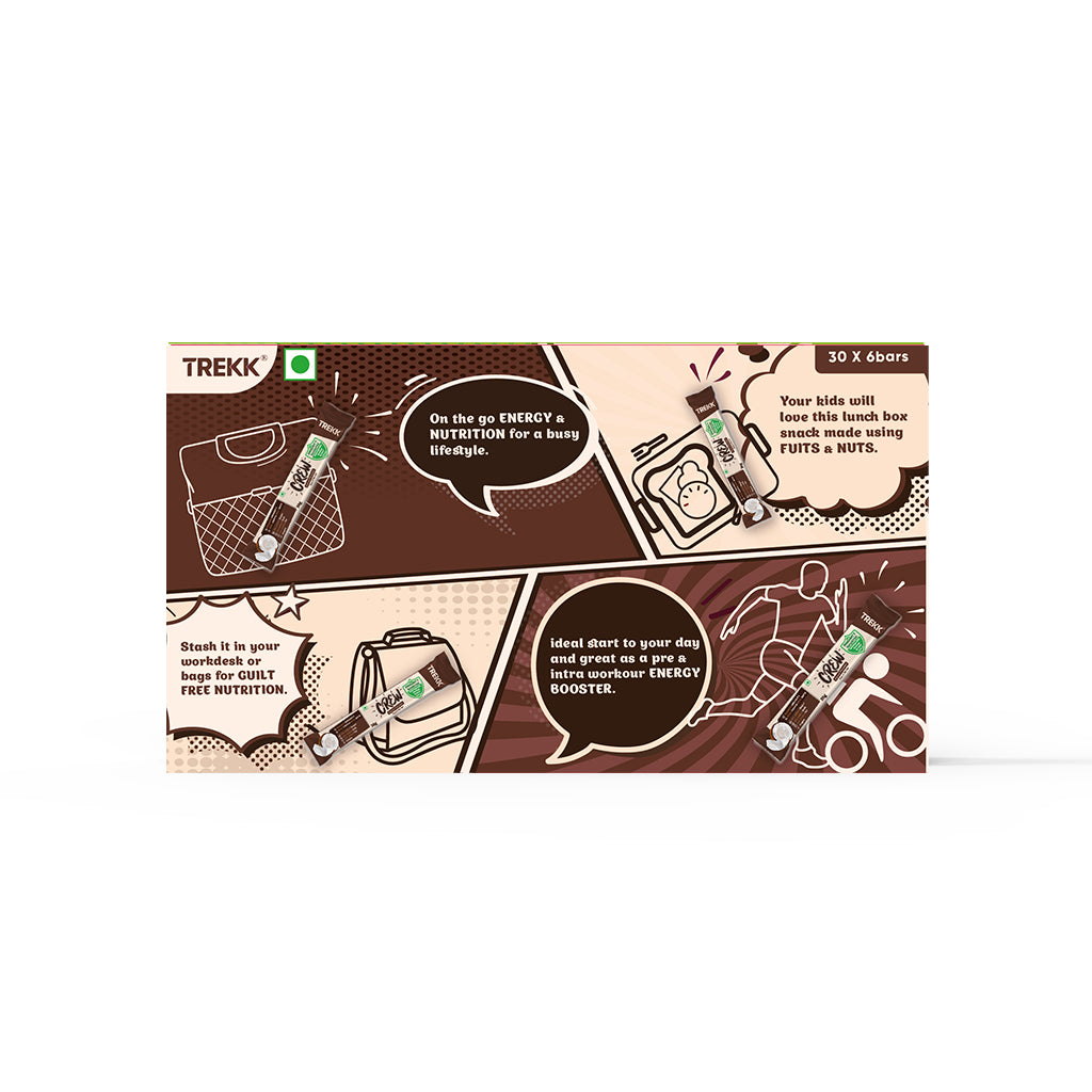 Trekk Crew Fruit & Nut Bar (Cocoa Coconut)