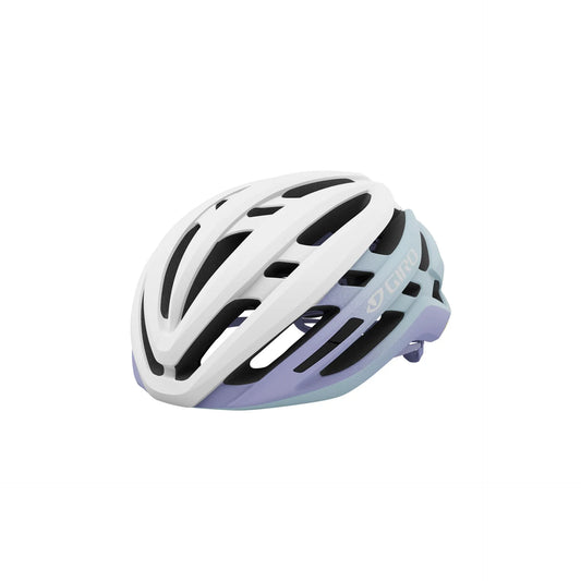 Giro Agilis MIPS Road Cycling Helmet (Matte White/Light Lilac Fade)