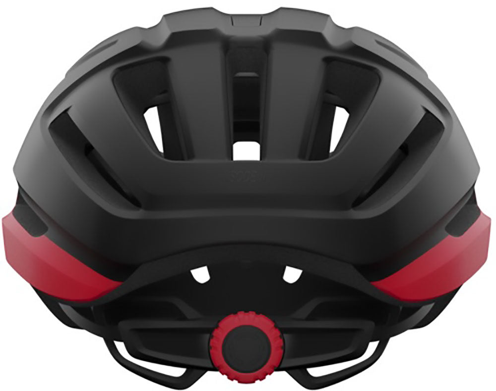 Giro Isode II Road Cycling Helmet (Matte Black/Red)