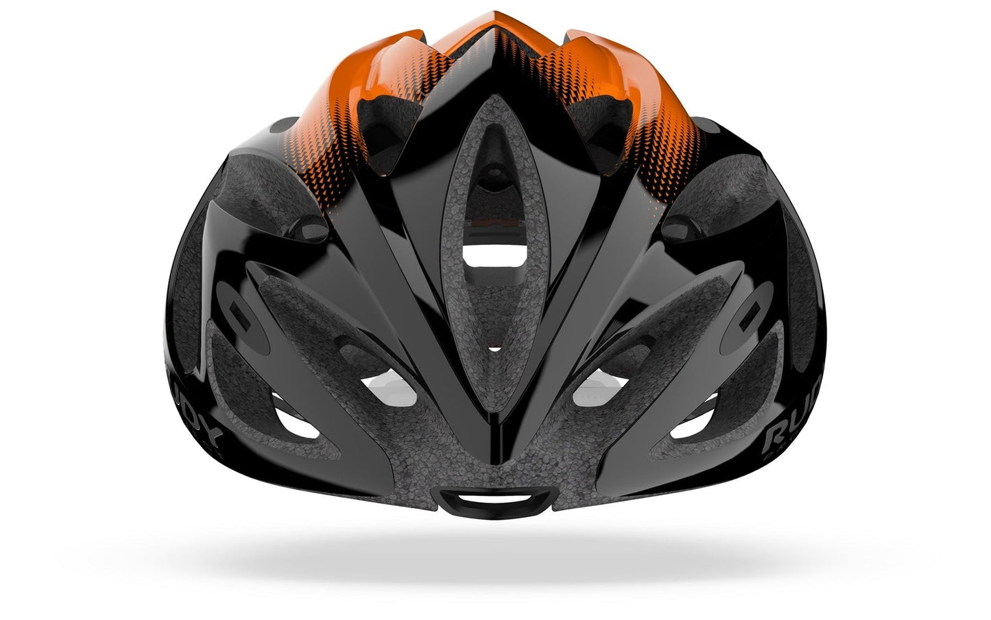 Rudy Project Rush Road Cycling Helmet (Black/Orange-Shiny)