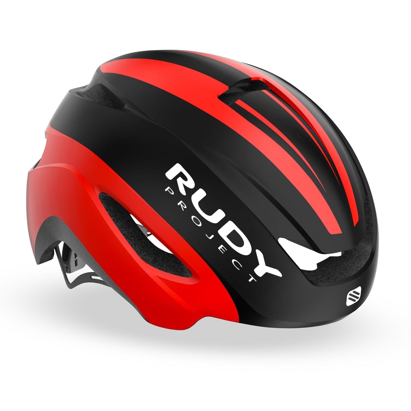 Rudy Project Volantis Road Cycling Helmet (Black/Red-Matte)