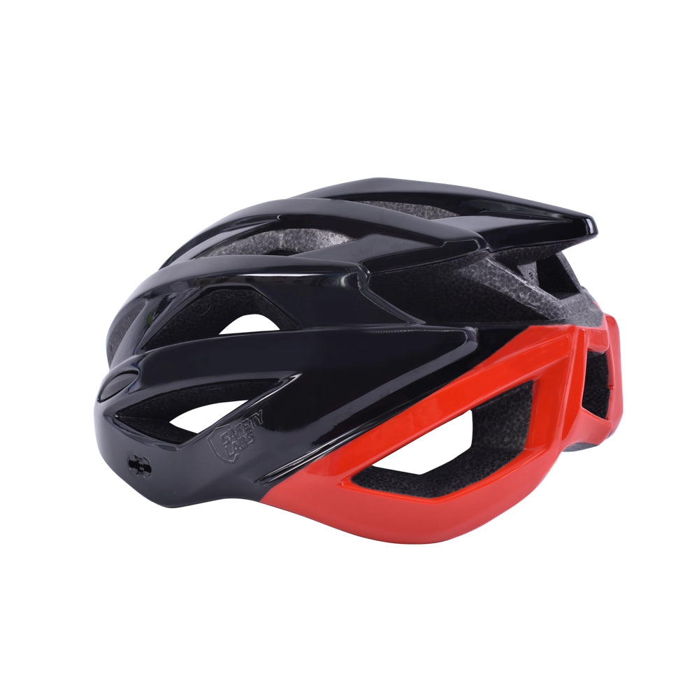 Safety Labs Juno Road Cycling Helmet (Shiny Black/Red)
