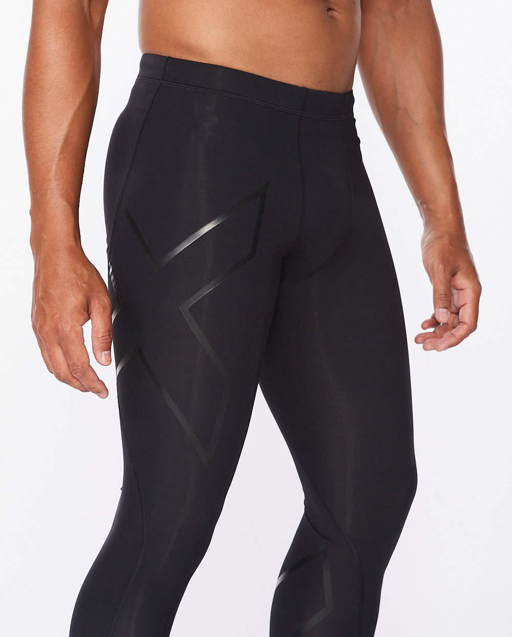 2XU Core Mens Compression Tights (Black/Nero)