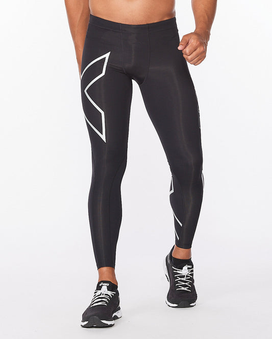 2XU Core Compression Men's Cycling Tights (Black/Silver)