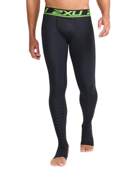 2XU Power Recovery Mens Compression Tights (Black/Nero)