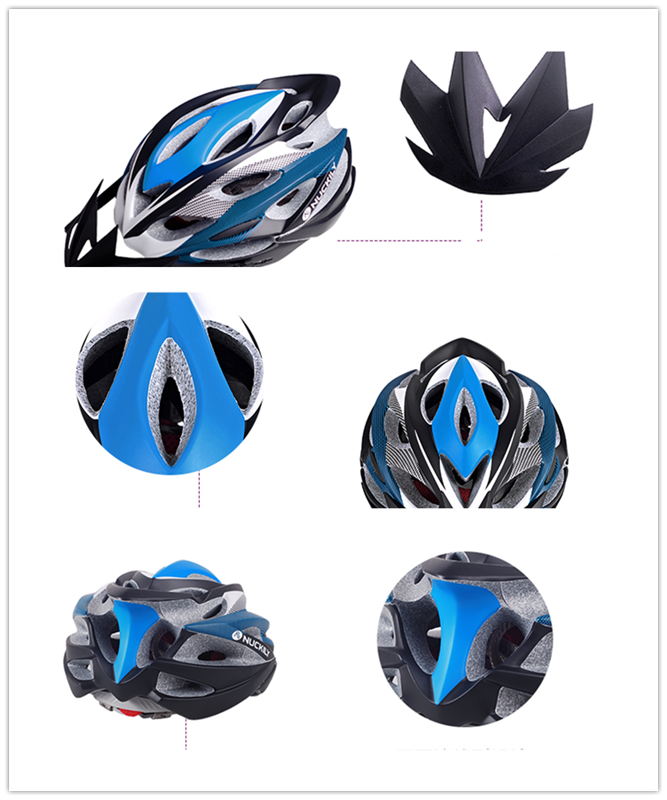 Nuckily PB01 Road Cycling Helmet (Blue)