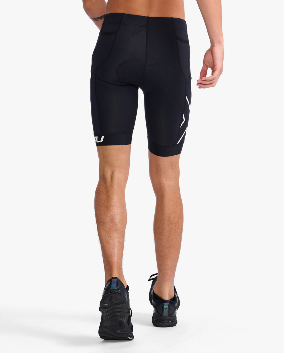 2XU Core Men's Cyling Tri Short (Black/White)