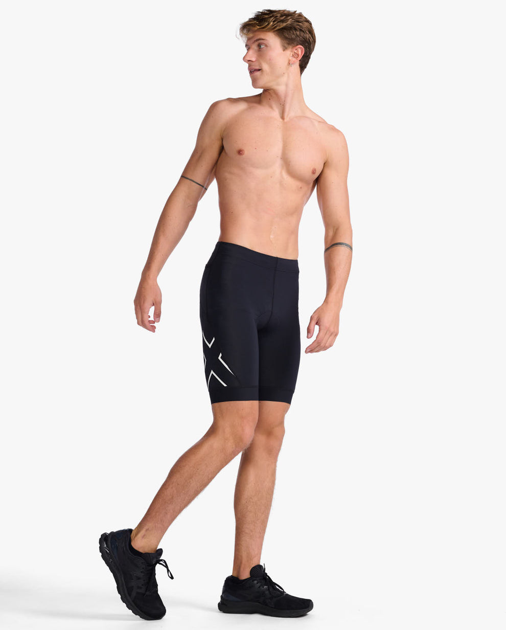 2XU Core Men's Cyling Tri Short (Black/White)