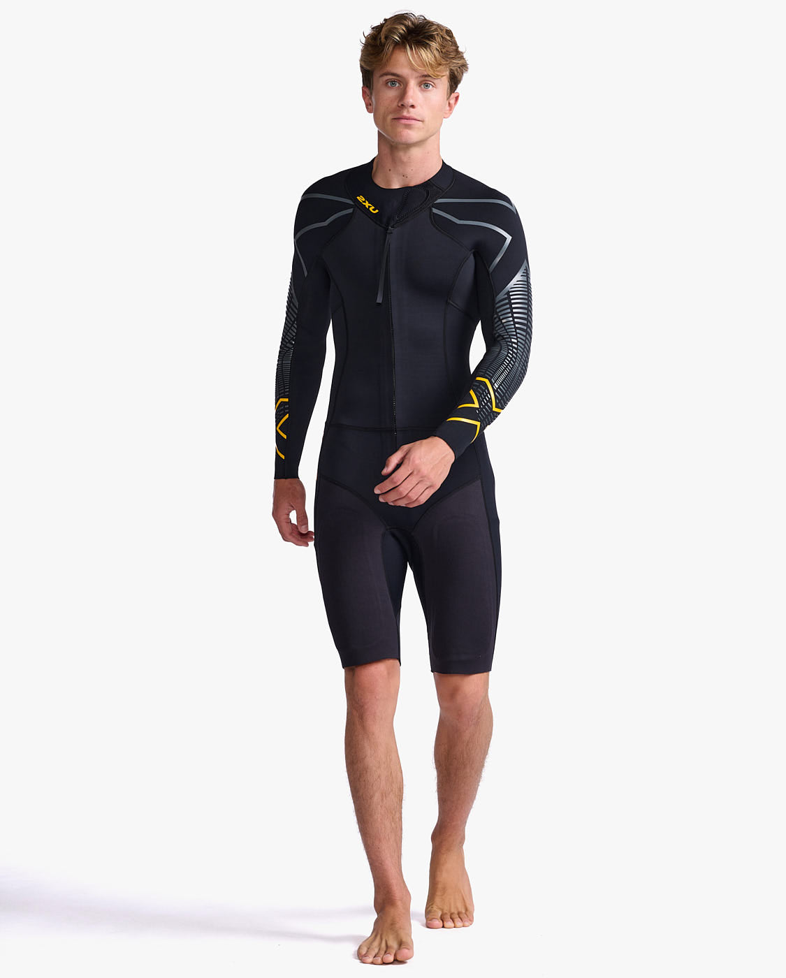 2XU Swimrun:1 Mens's Wetsuit (Black/Ambition)