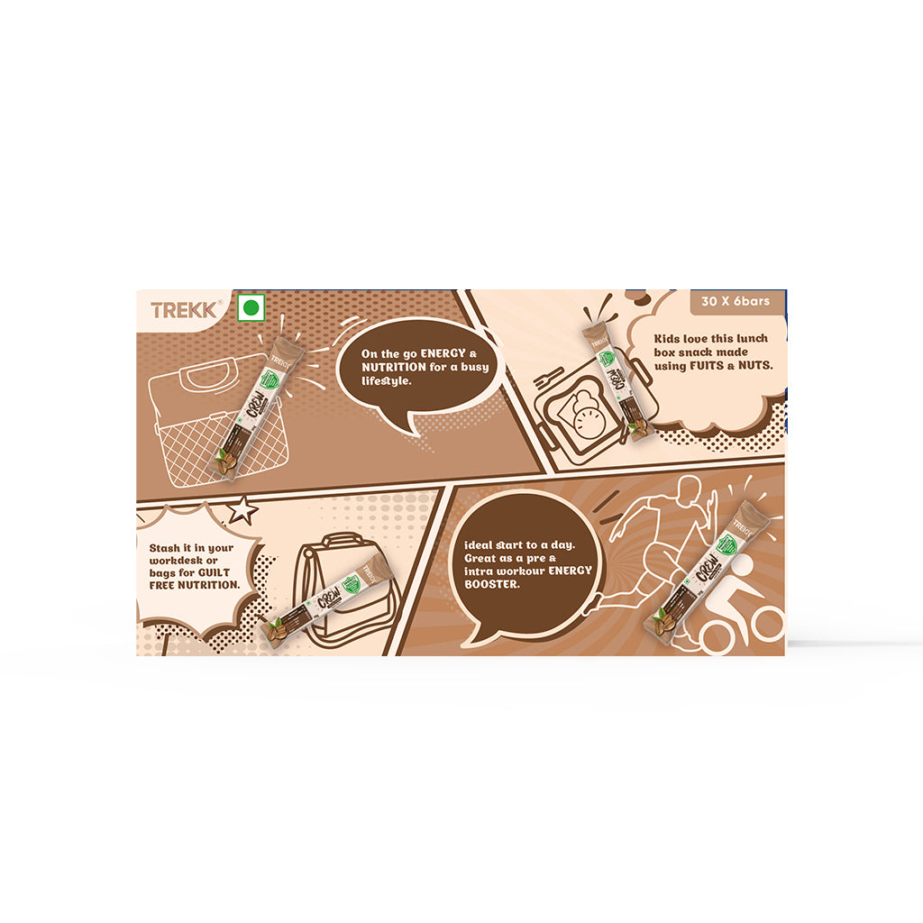 Trekk Crew Fruit & Nut Bar (Mocha Fudge)