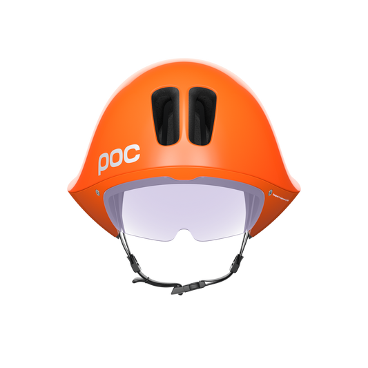 POC Tempor Road Cycling Helmet (Fluorescent Orange)