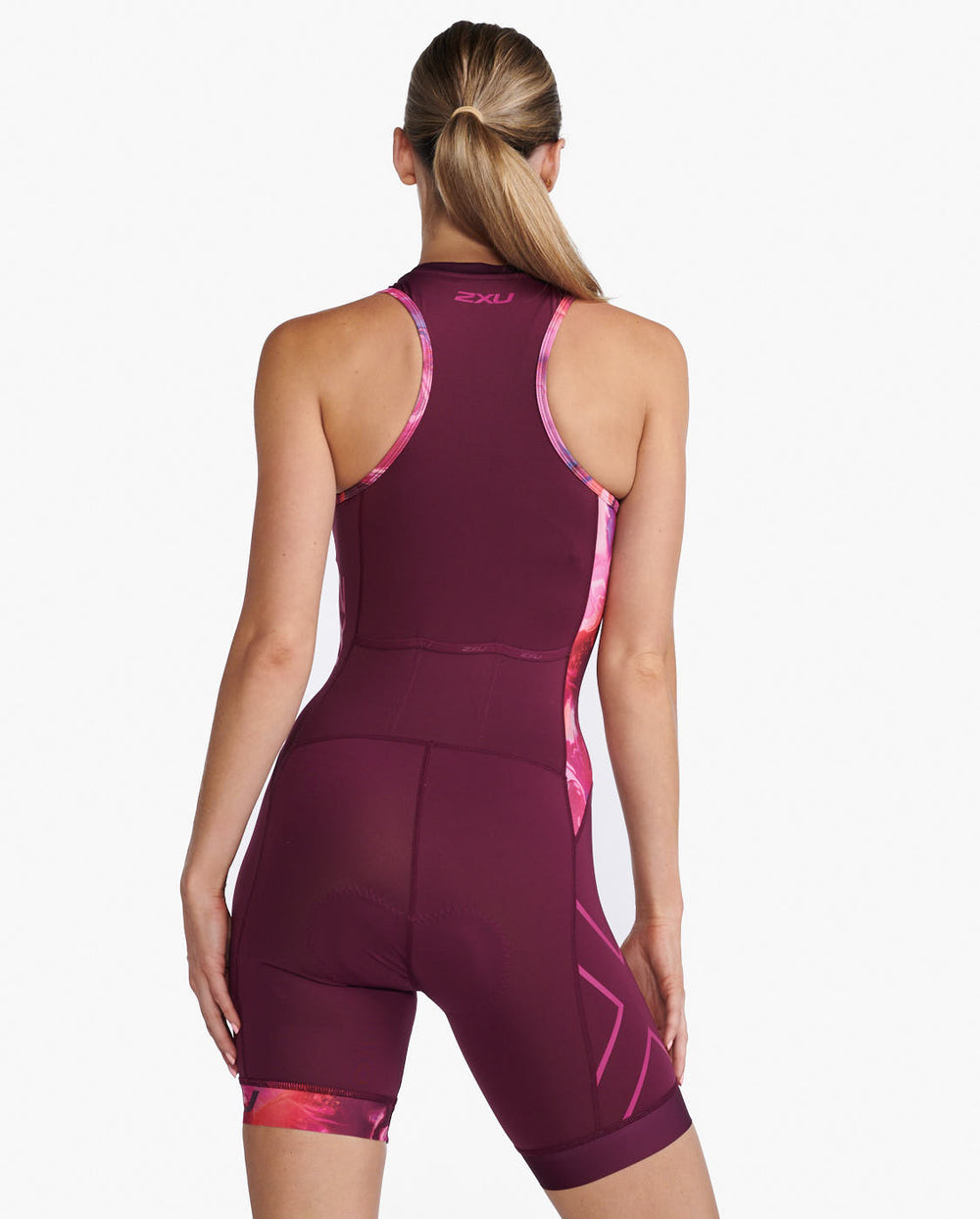 2XU Core Women Cycling Trisuit (Mulberry/Festival)