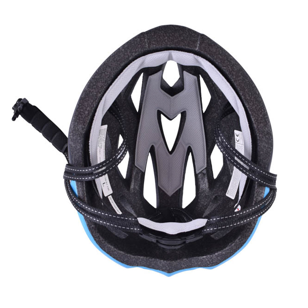 Safety Labs Xeno Road Cycling Helmet (Matte Black/Blue)