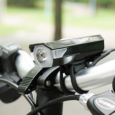 Cateye AMPP 200 and ORB Rechargeable Combo Light (Black)