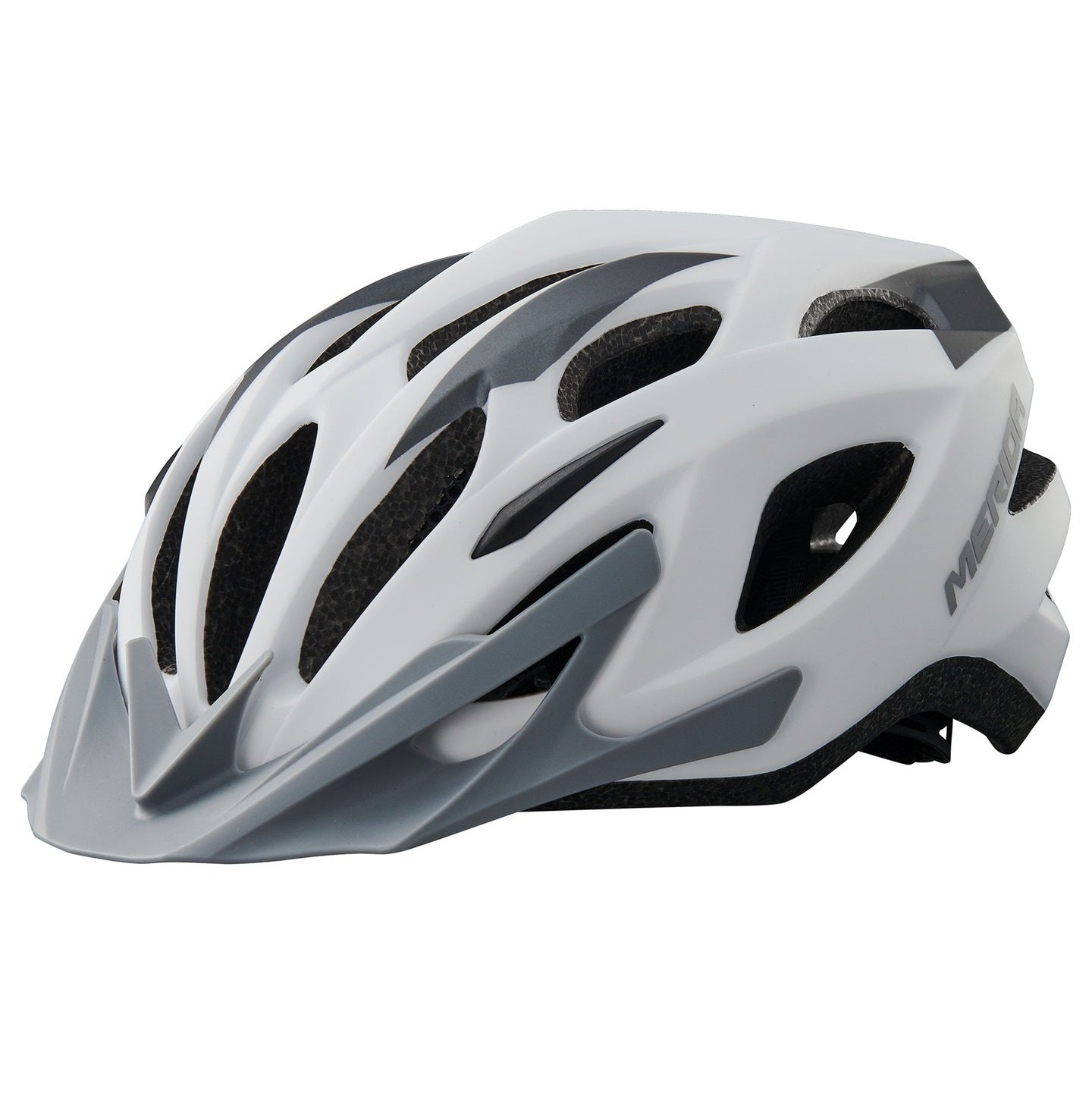 Merida Charger KJ201-A-1 MTB Cycling Helmet (Matt White/Grey)