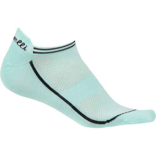 Castelli Invisible Womens Cycling Socks (Aruba Blue)