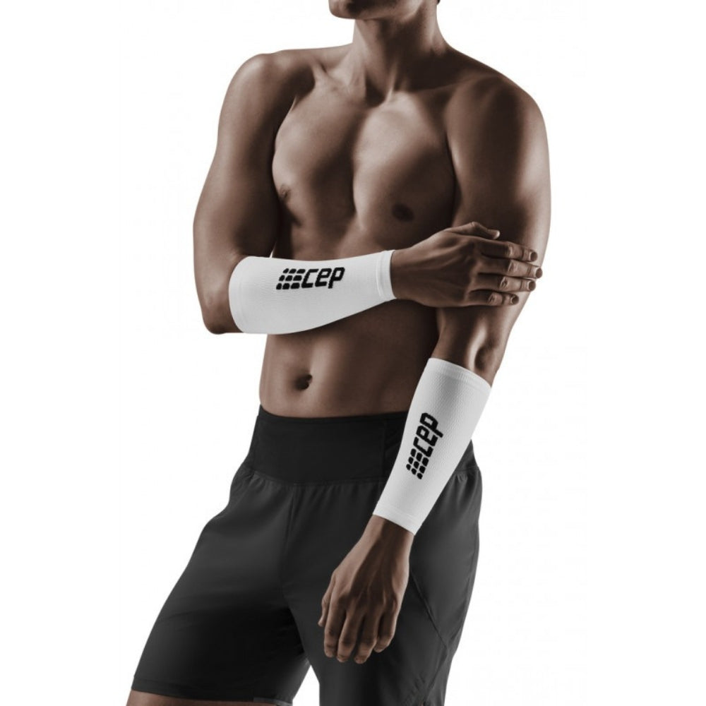 CEP Forearm Sleeves - White/Black - U-IV