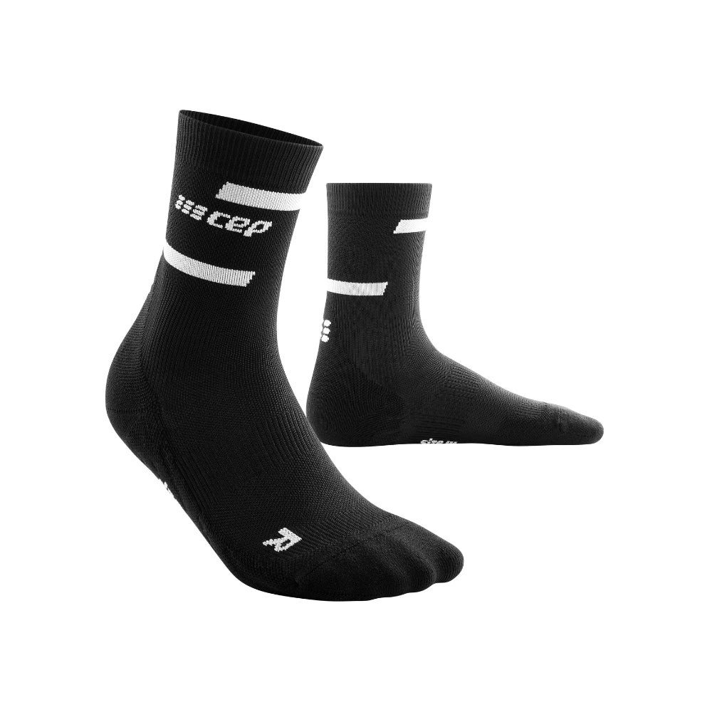 CEP The Run Mid-cut Socks - V4 - Black - W-II