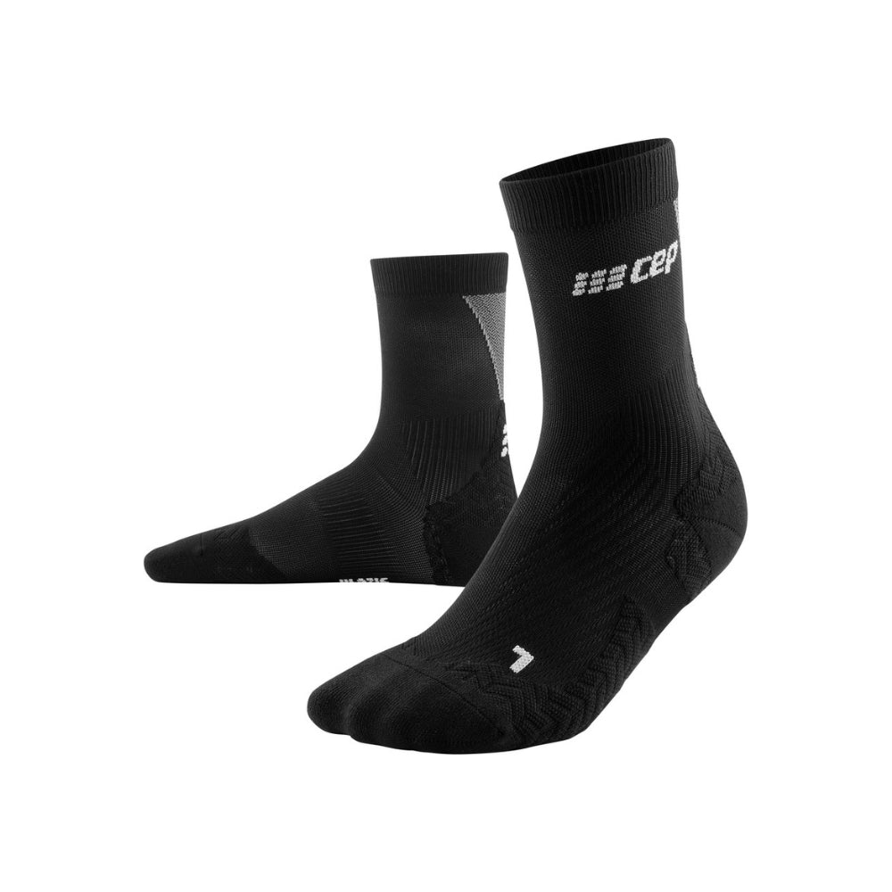 CEP Ultralight Mid-cut Socks - V3 - Black/Grey - W-II