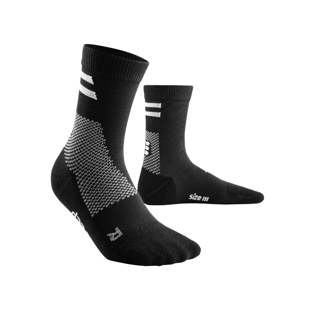 CEP Training Mid-cut Socks - Black - XS