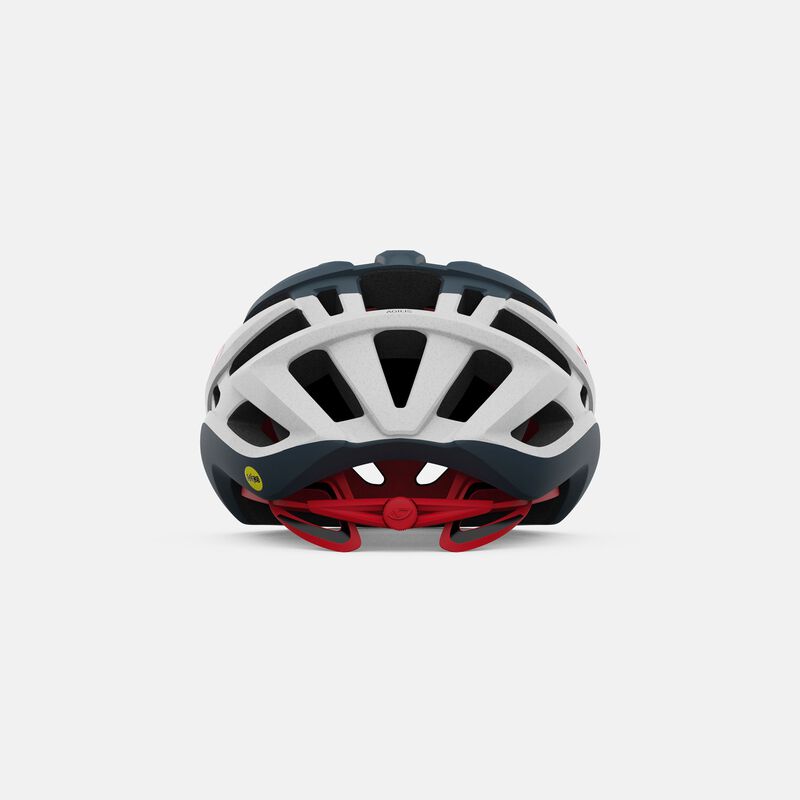Giro Agilis Mips Road Cycling Helmet (Matte Midnight/White/Bright Red)