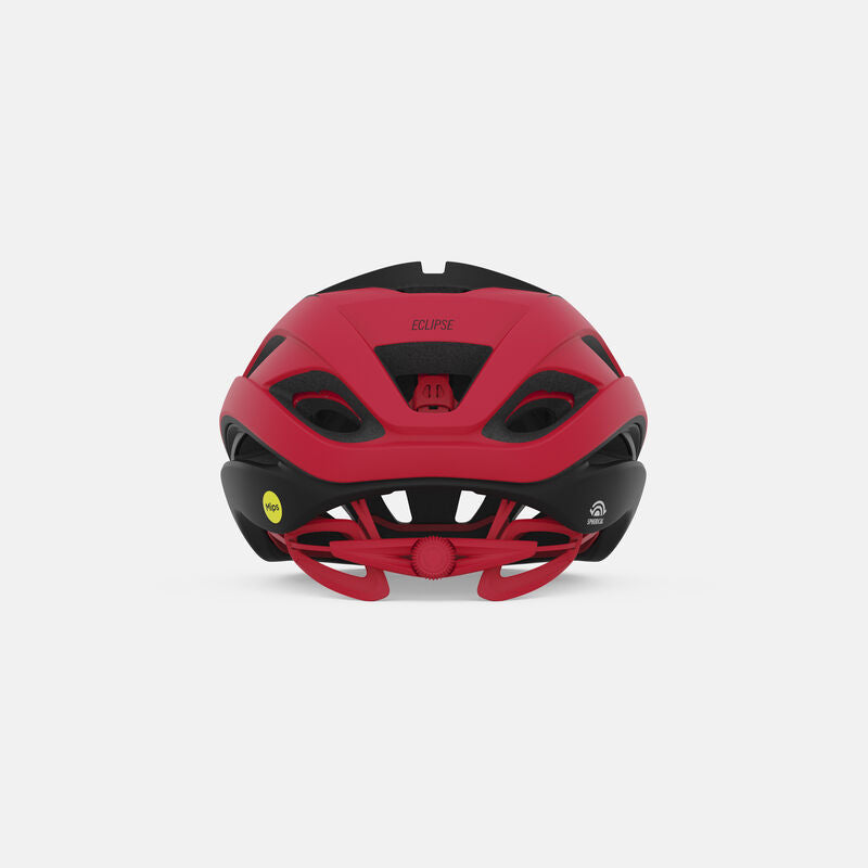 Giro Eclipse Spherical MIPS Road Cycling Helmet (Matte Black/White/Bright Red)