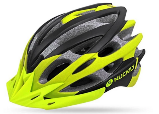 Nuckily Safety Smart MTB Cycling Helmet (Neon Green)