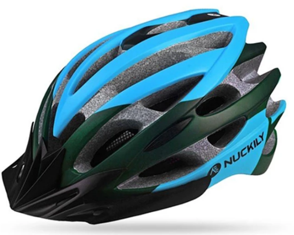 Nuckily Safety Smart MTB Cycling Helmet (Blue)
