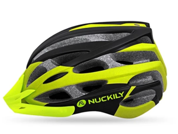 Nuckily Safety Smart MTB Cycling Helmet (Neon Green)