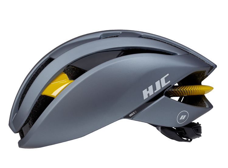 HJC Ibex 3.0 Road Cycling Helmet (Matte Glossy Grey Yellow)