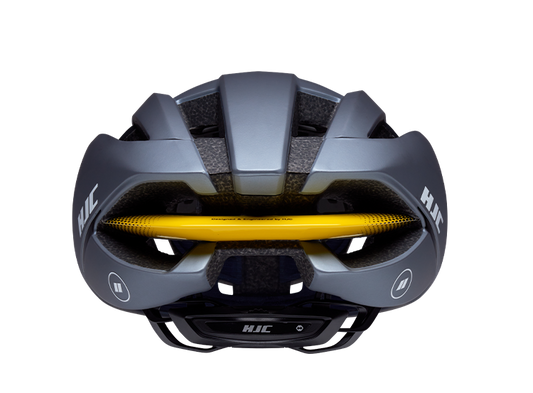 HJC Ibex 3.0 Road Cycling Helmet (Matte Glossy Grey Yellow)