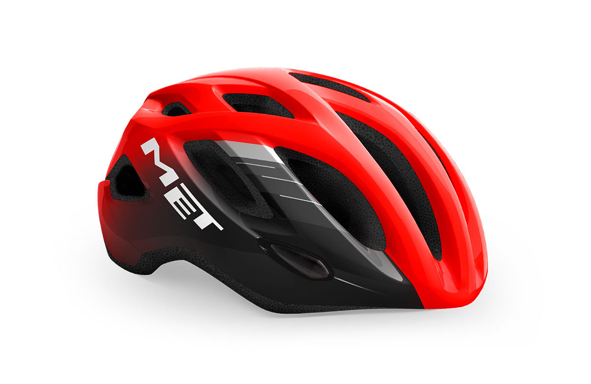 MET Idolo Road Cycling Helmet (Red/Black/Glossy)