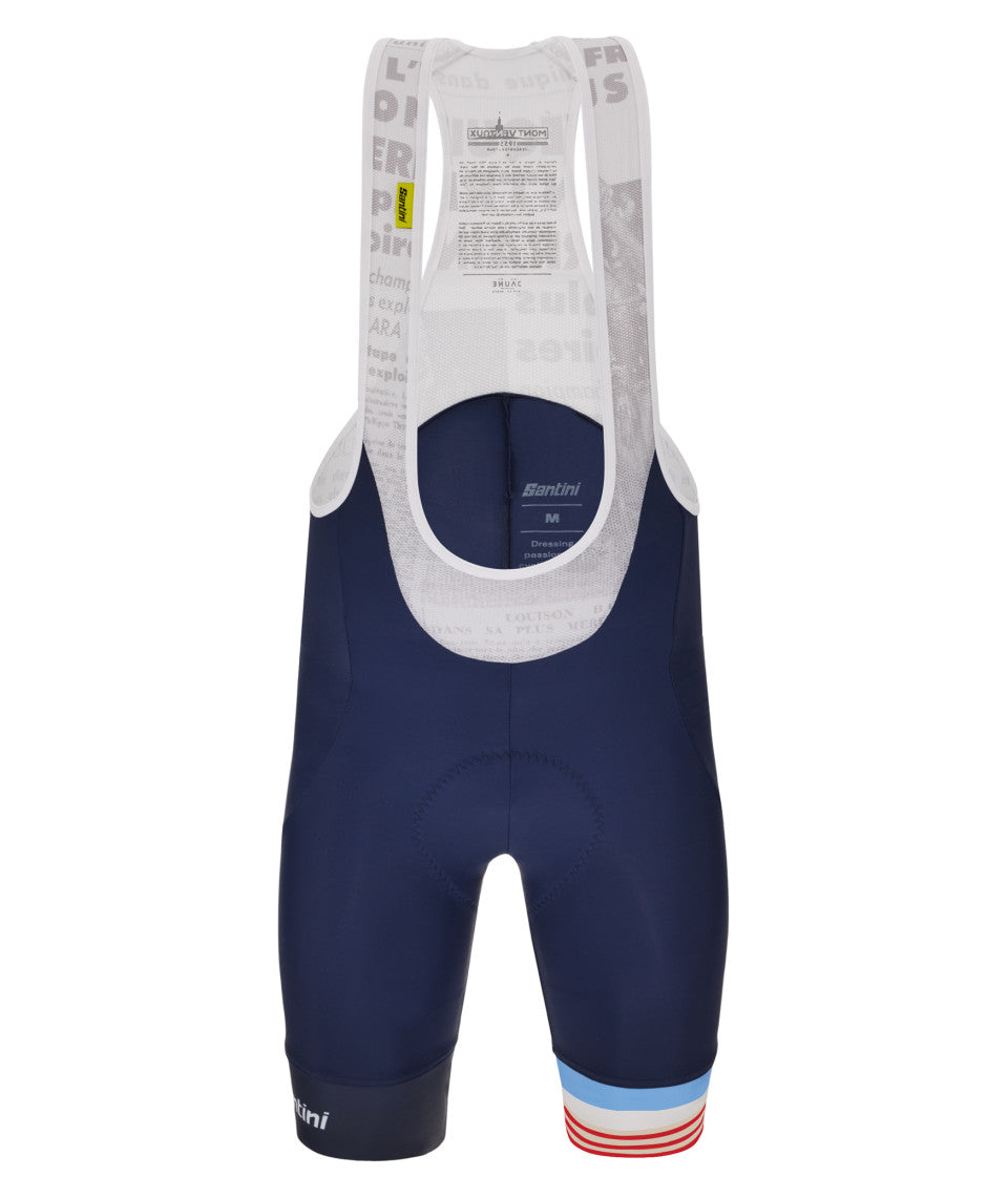 Santini Mont Ventoux Men's Cycling Bibshorts (Blue)
