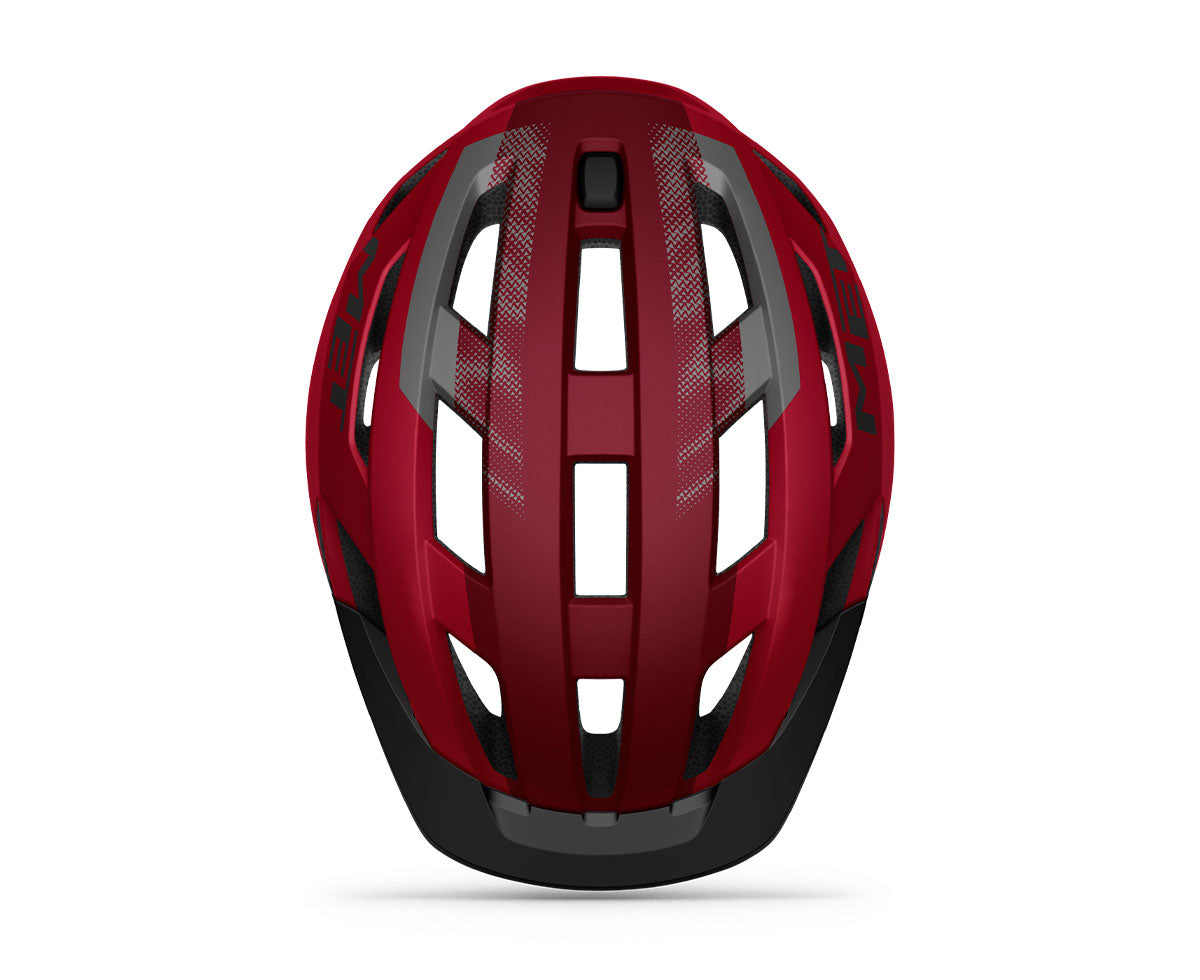 MET Allroad Hybrid Cycling Helmet (Red/Black/Matt)
