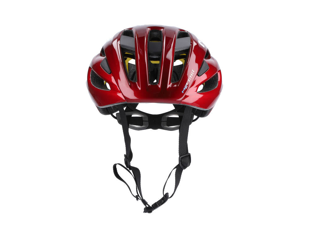 MET Rivale MIPS Road Cycling Helmet (Red Metallic/Glossy)