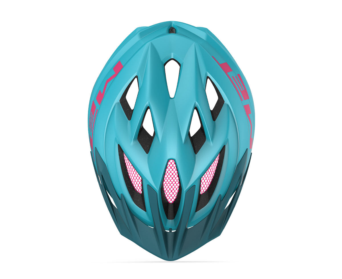 MET Crackerjack Kids Cycling Helmet (Light Blue/Magenta/Matt)