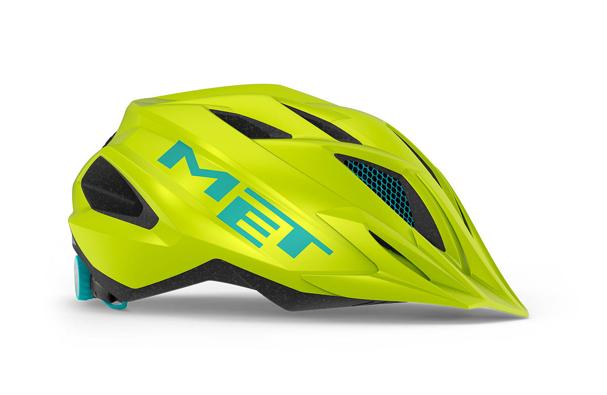 MET Crackerjack Kids Cycling Helmet (Fluo Yellow/Matt)