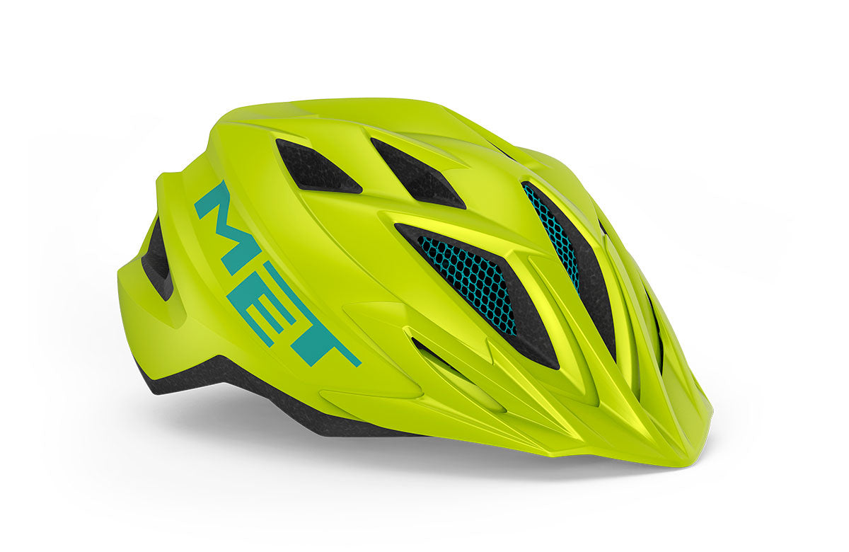 MET Crackerjack Kids Cycling Helmet (Fluo Yellow/Matt)