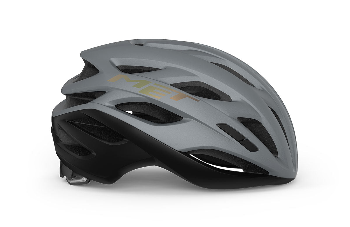 MET Estro MIPS Road Cycling Helmet (Gray Iridescent/Matt)