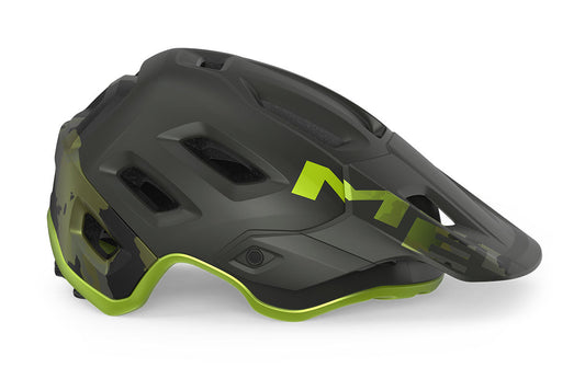 MET Roam MIPS MTB Cycling Helmet (Camo/Lime Green/Matt)