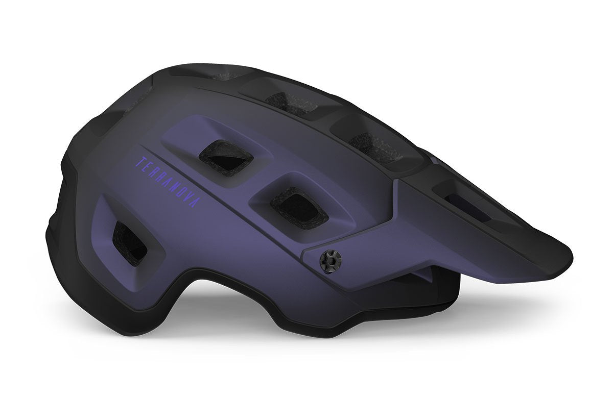 MET Terranova MTB Cycling Helmet (Deep Purple Matt)