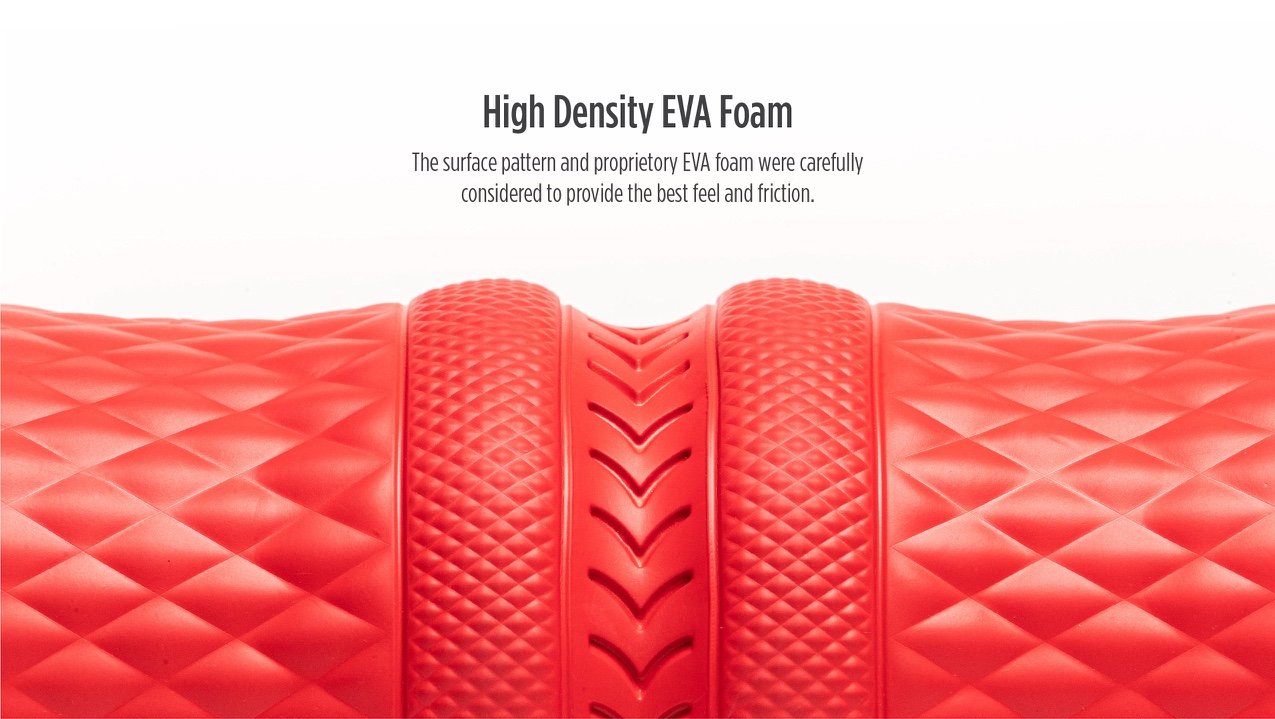 ROLL Recovery R4 Deep Tissue Body Roller (Lava Red)