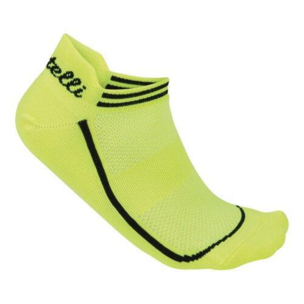Castelli Invisibile Sock - Yellow Fluo - S/M