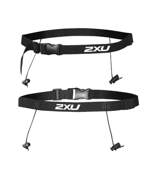 2XU Nutrition Race Belt (Black/Black OSFA)
