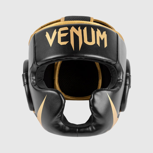 Venum Challenger 2.0 Headgear - Black/Gold - UNI